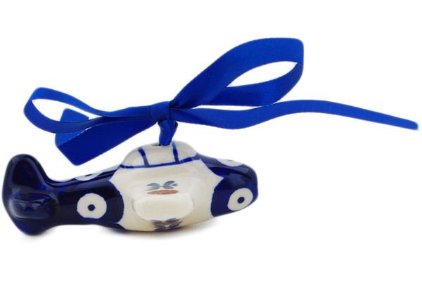 Airplane Ornament 3"