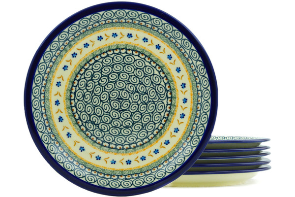 Set of 6 Plates 11"