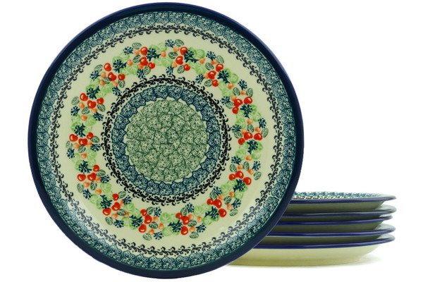 Set of 6 Plates 11"