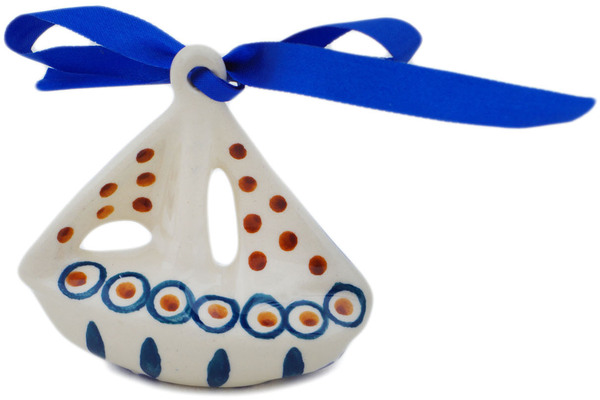Sailboat Ornament 3"