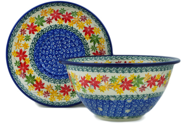 Colander with Plate 8"