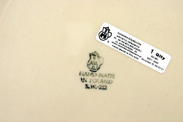 Baker with Cover 12"