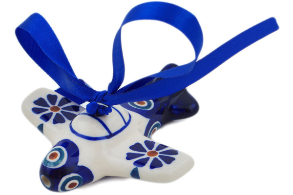 Airplane Ornament 3"