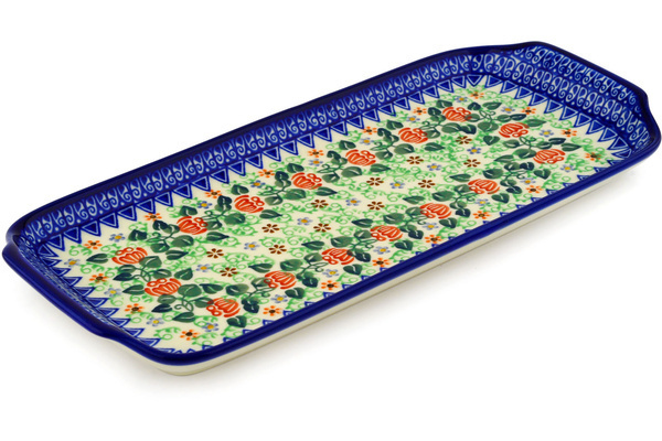 Platter with Handles 13"