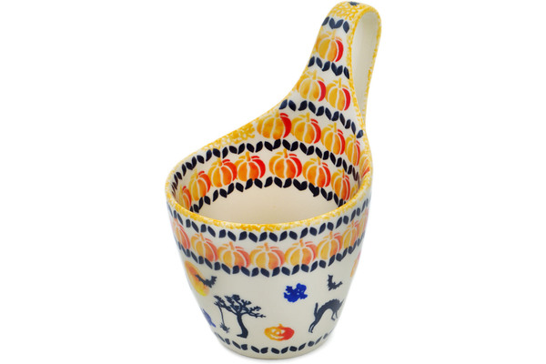 Bowl with Loop-Handle 7"