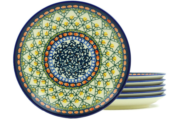 Set of 6 Plates 7"