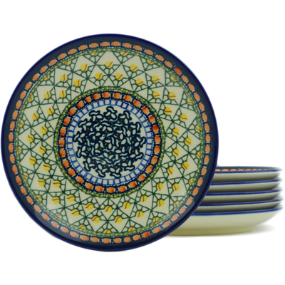 Set of 6 Plates 7"