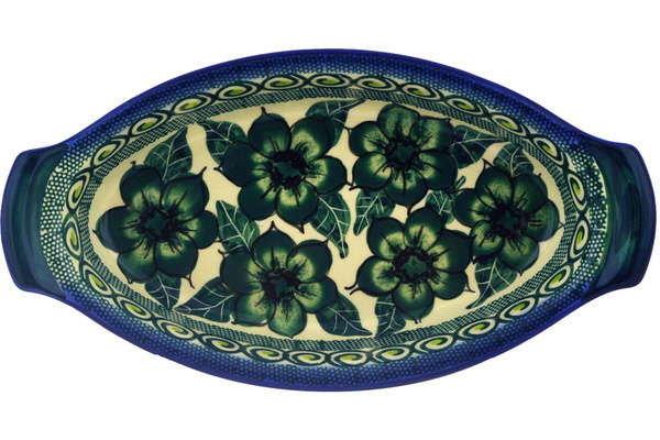 Oval Baker with Handles 10"