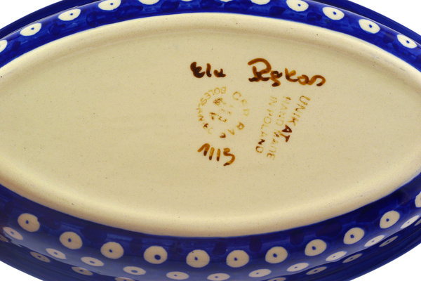 Oval Baker with Handles 10"