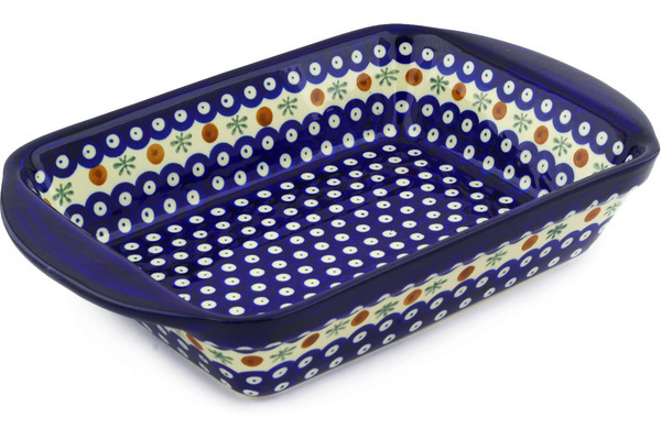 Rectangular Baker with Handles 14"