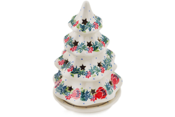 Christmas Tree Candle Holder 6"