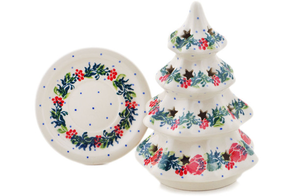 Christmas Tree Candle Holder 6"