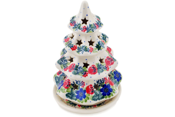 Christmas Tree Candle Holder 7"