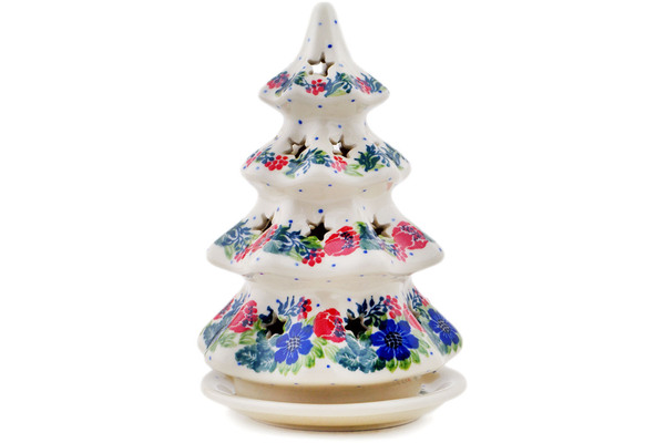 Christmas Tree Candle Holder 7"