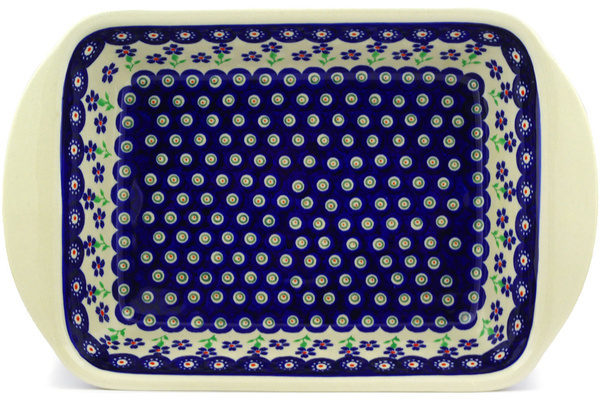 Rectangular Baker with Handles 14"