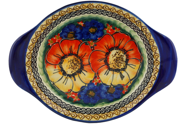 Platter with Handles 9"