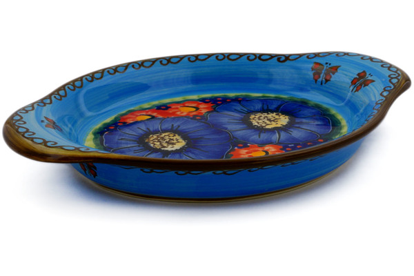 Platter with Handles 9"