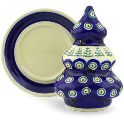 Christmas Tree Candle Holder 6"