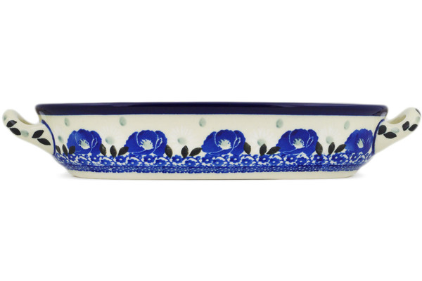 Oval Baker with Handles 9"