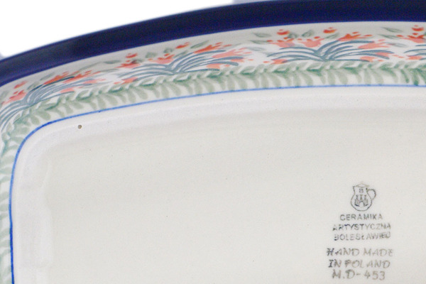 Oval Baker with Handles 14"