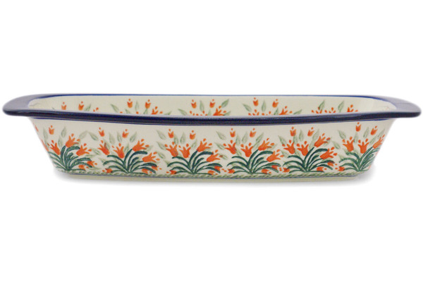 Oval Baker with Handles 14"