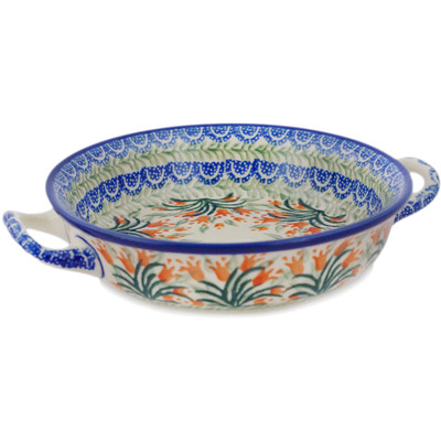 Round Baker with Handles 8"