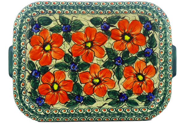 Platter with Handles 12"