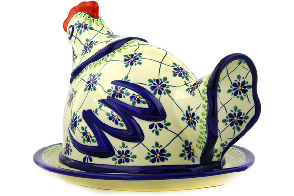 Dish with Hen Cover 14"