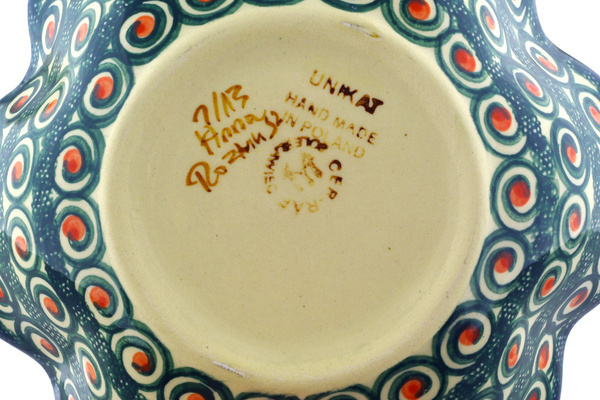 Scalloped Fluted Bowl 8"