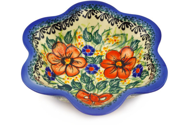 Scalloped Fluted Bowl 6"