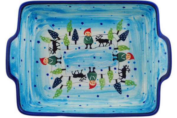 Rectangular Baker with Handles 15"