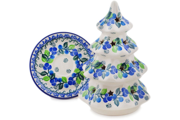 Christmas Tree Candle Holder 7"