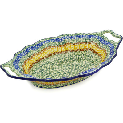 Platter with Handles 13"