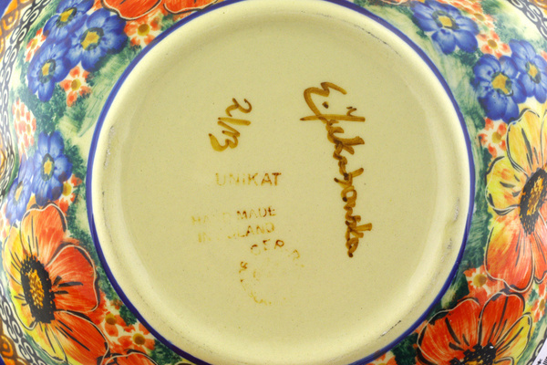 Scalloped Fluted Bowl 9"