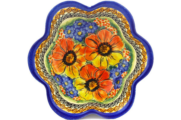 Scalloped Fluted Bowl 8"