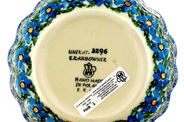 Scalloped Fluted Bowl 6"