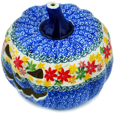 Jack O Lantern Candle Holder 7"