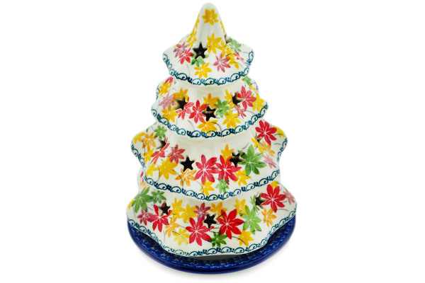 Christmas Tree Candle Holder 8"