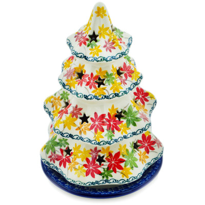 Christmas Tree Candle Holder 8"