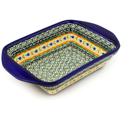 Rectangular Baker with Handles 12"