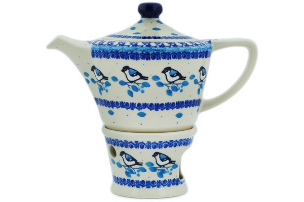 Tea or Coffee Pot with Heater 14 oz