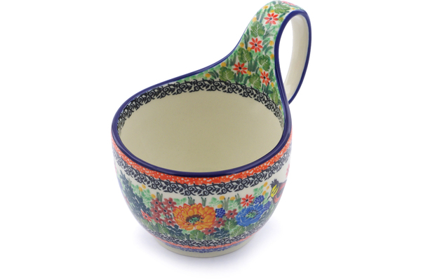 Bowl with Loop-Handle 6"