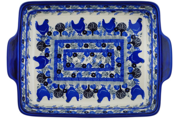 Rectangular Baker with Handles 15"