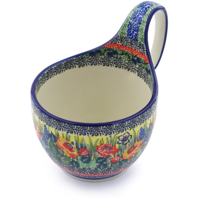 Bowl with Loop-Handle 6"