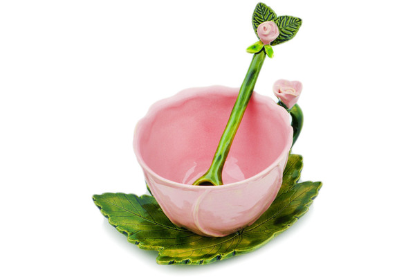 Cup with Saucer and Spoon 9 oz