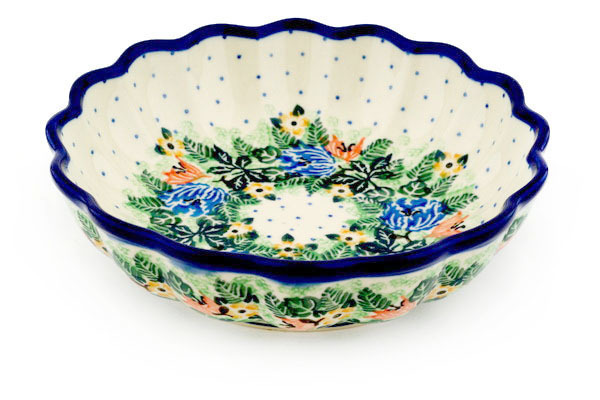 Scalloped Fluted Bowl 7"