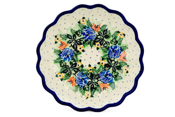 Scalloped Fluted Bowl 7"