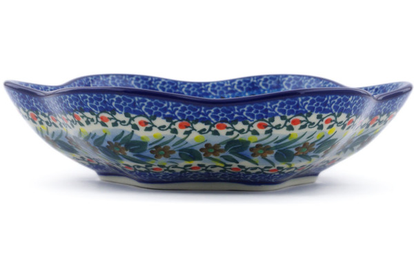 Scalloped Fluted Bowl 8"