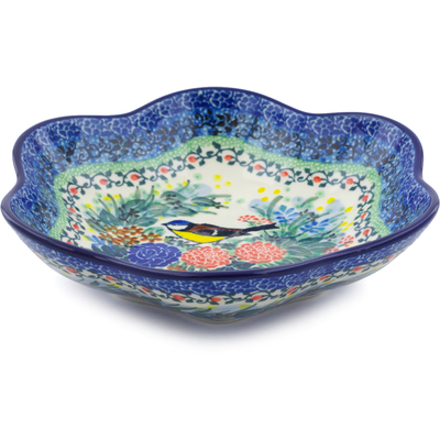 Scalloped Fluted Bowl 8"