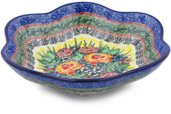 Scalloped Fluted Bowl 8"